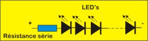 schema led en serie