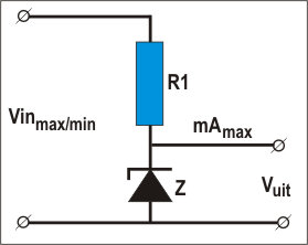 calcul diode zener